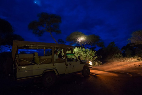 Night Game Drive In Akagera National Park