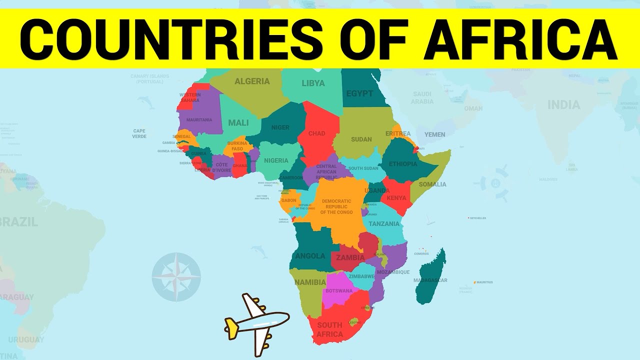 How many countries are there in Africa